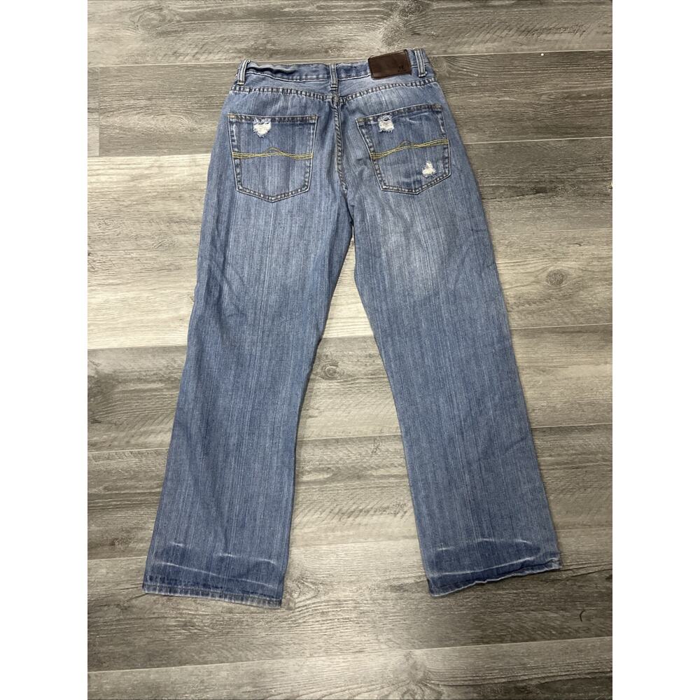 Buckle Black Jeans Men's 29x30 Blue Light Wash Boot Cut Jeans - Picture 7 of 8